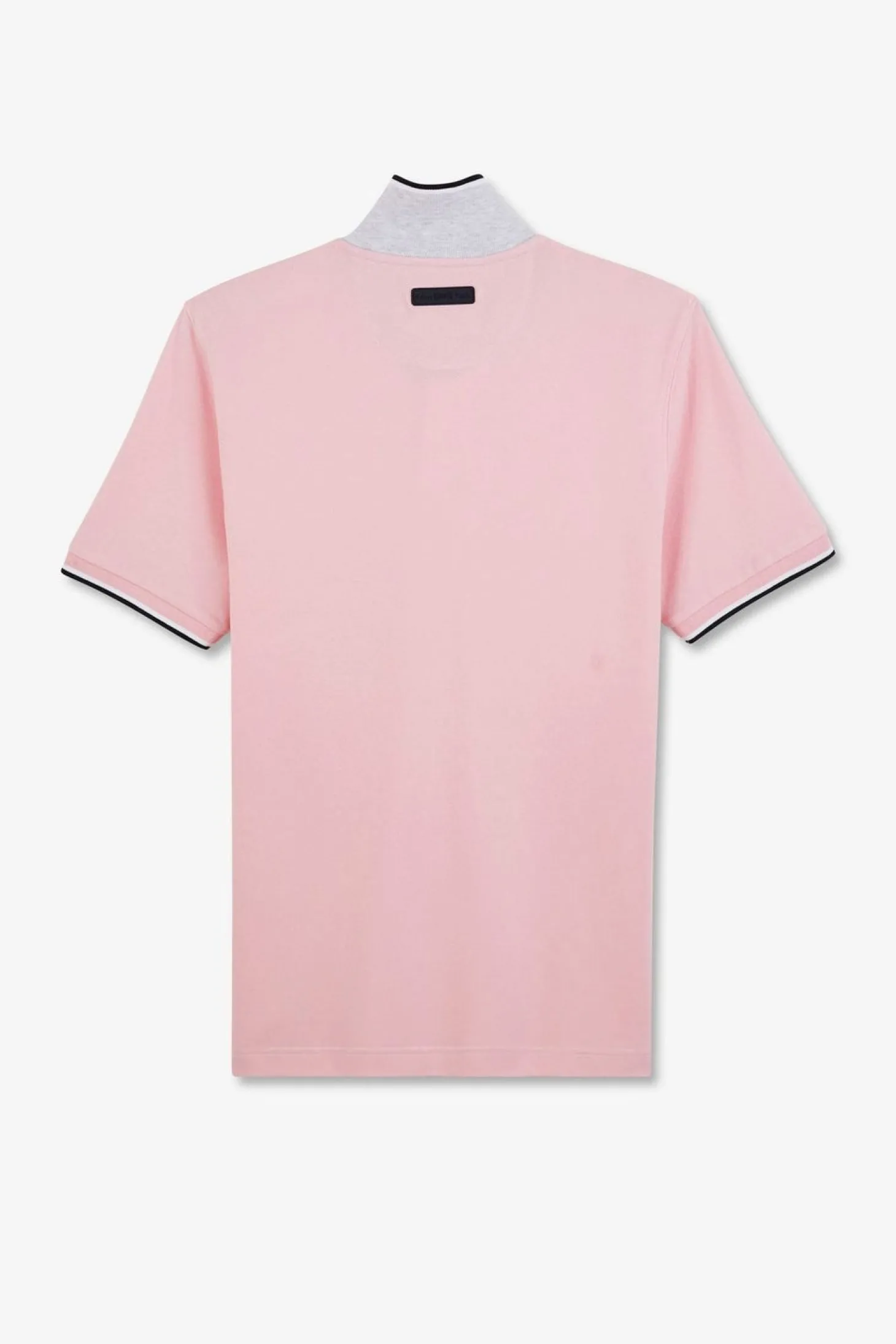 Polo Rose Manches Courtes Uni