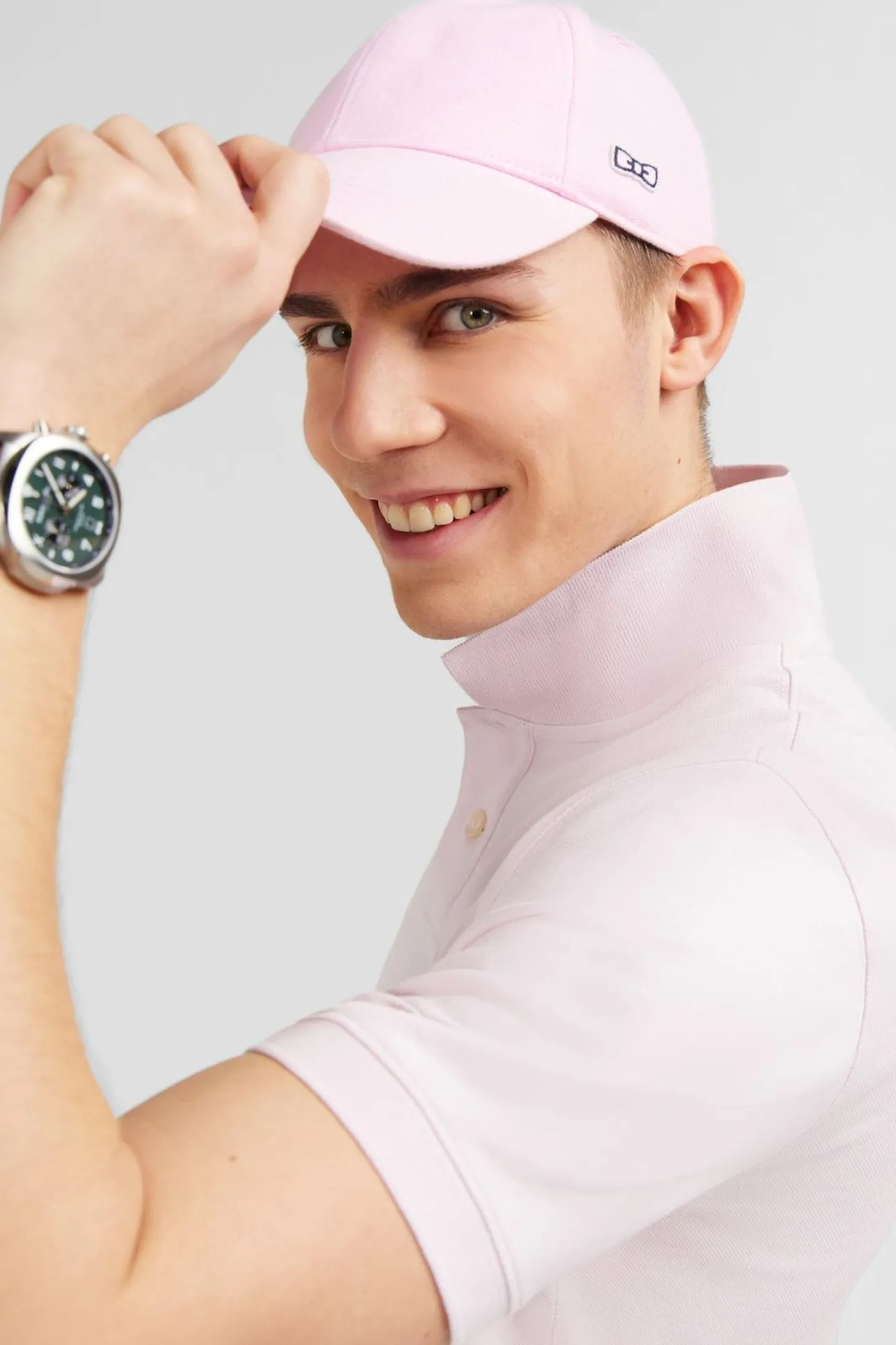 Polo Rose Uni A Manches Courtes