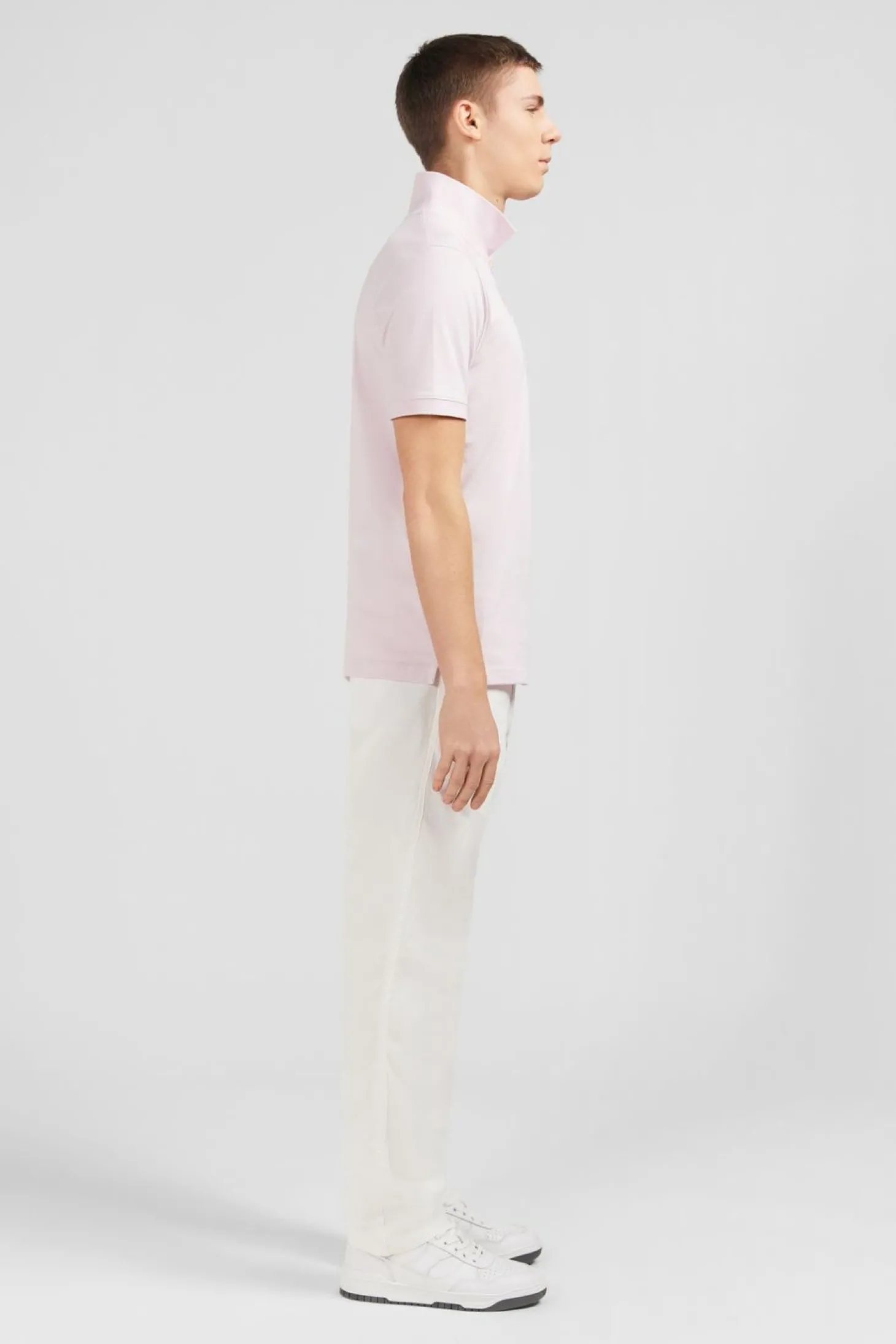 Polo Rose Uni A Manches Courtes