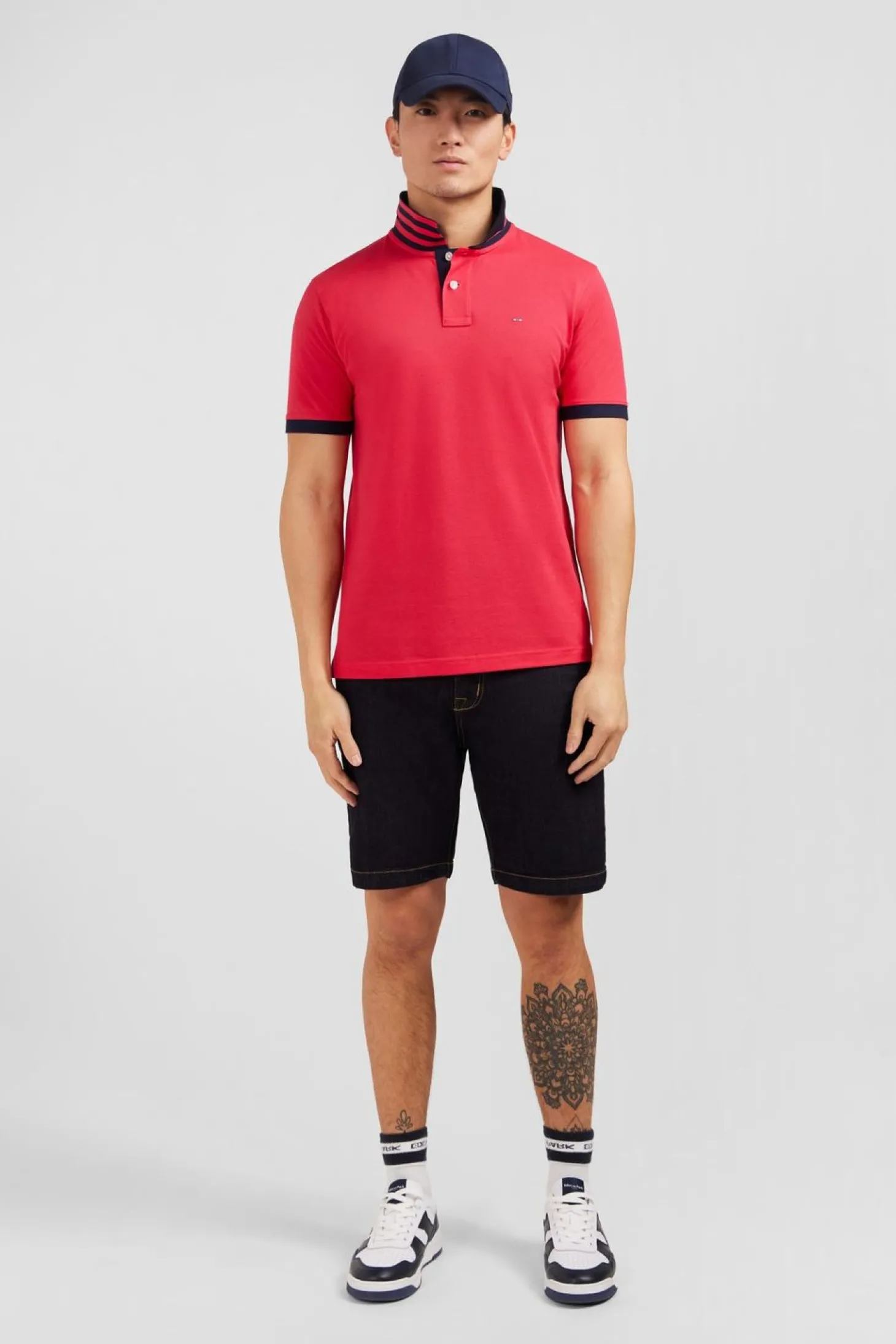 Polo Rouge Manches Courtes