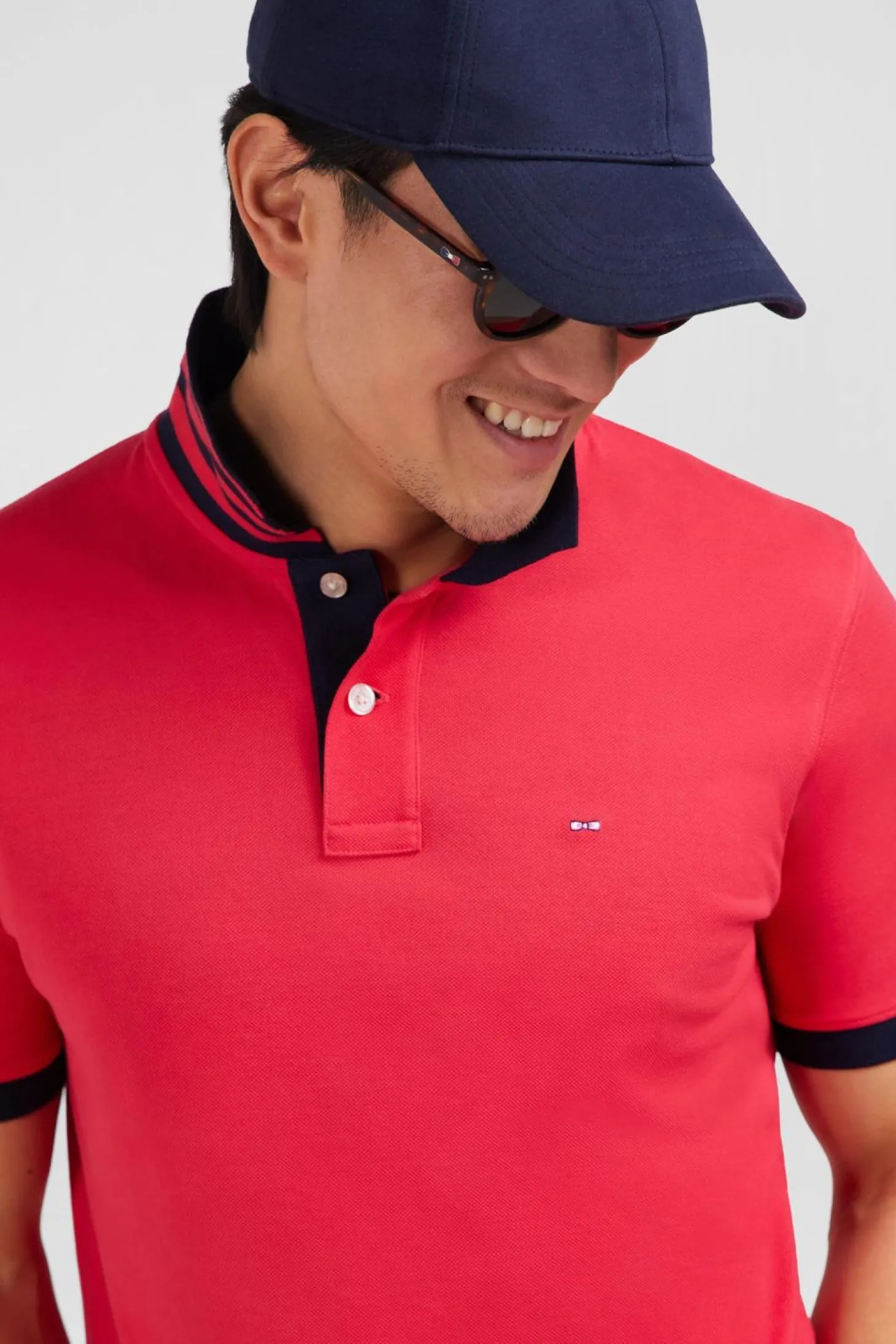 Polo Rouge Manches Courtes