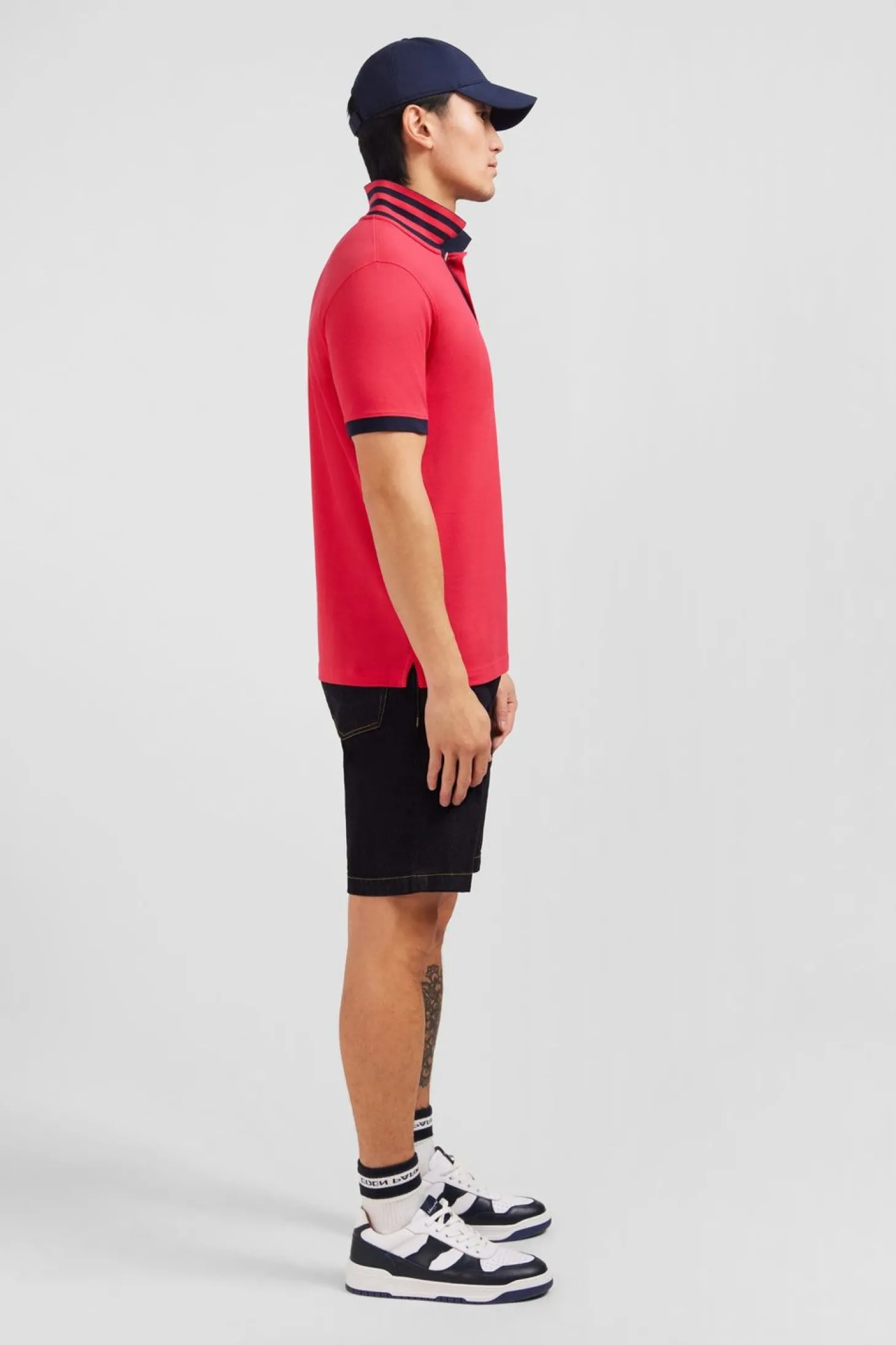 Polo Rouge Manches Courtes