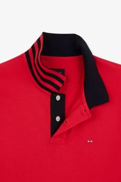 Polo Rouge Manches Courtes