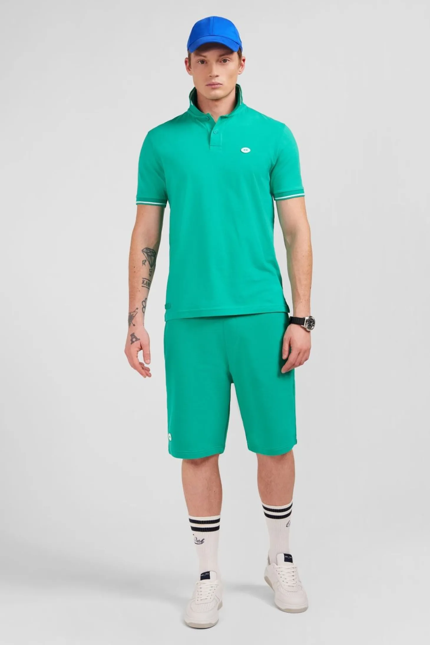 Polo Vert A Manches Courtes