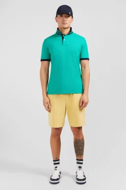 Polo Vert Manches Courtes