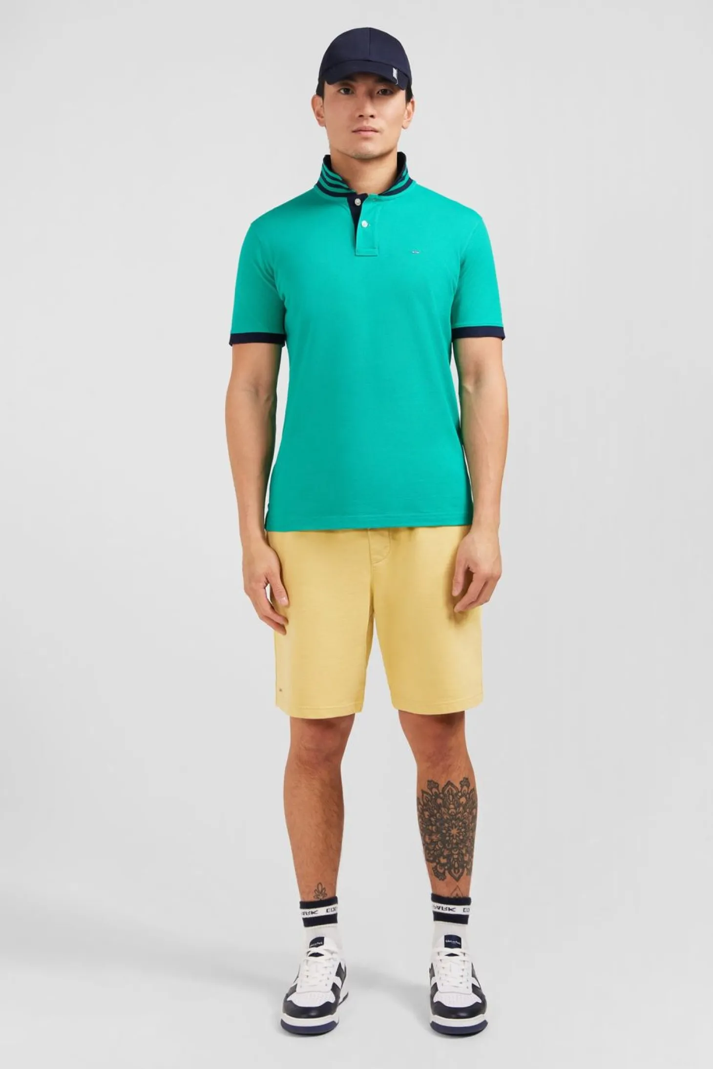 Polo Vert Manches Courtes