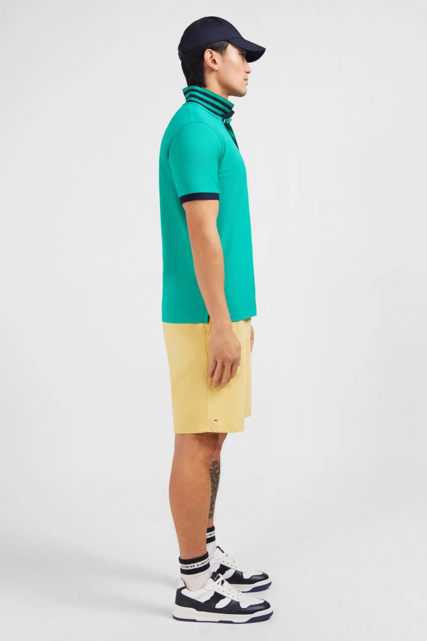 Polo Vert Manches Courtes