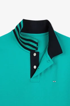 Polo Vert Manches Courtes