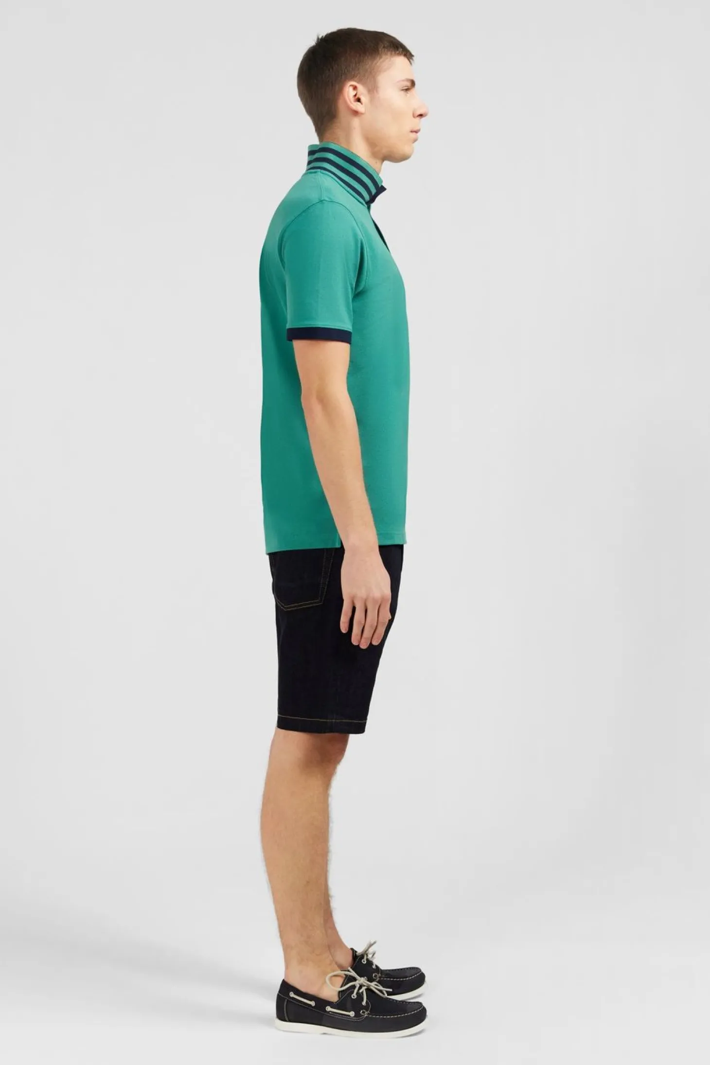 Polo Vert Manches Courtes