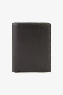 Portefeuille Forme Francais Cuir Noir