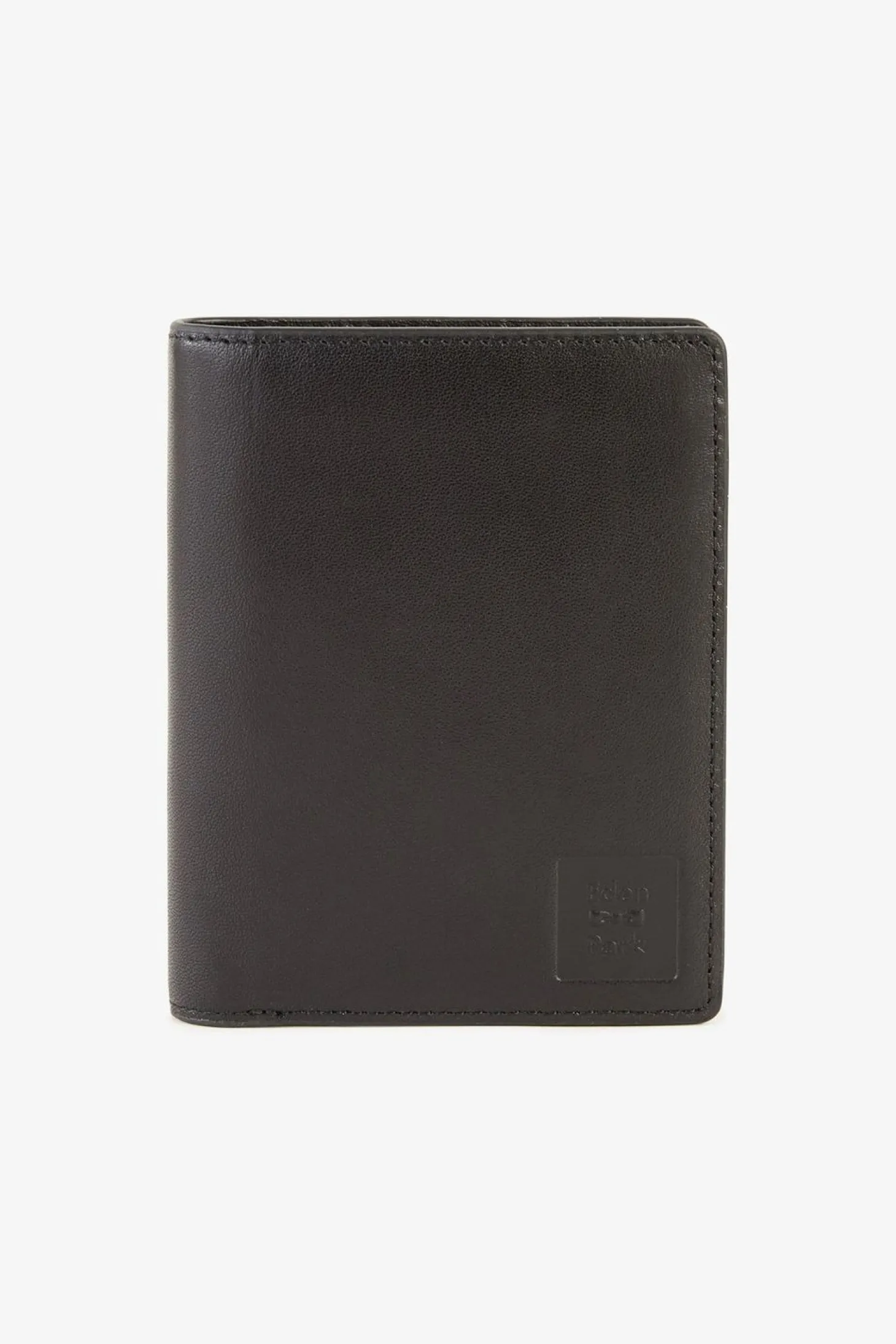 Portefeuille Forme Francais Cuir Noir