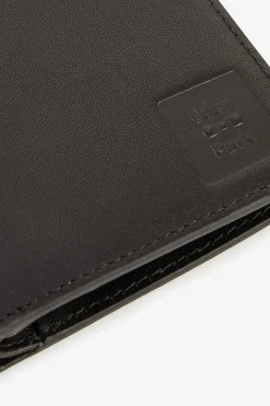 Portefeuille Forme Francais Cuir Noir
