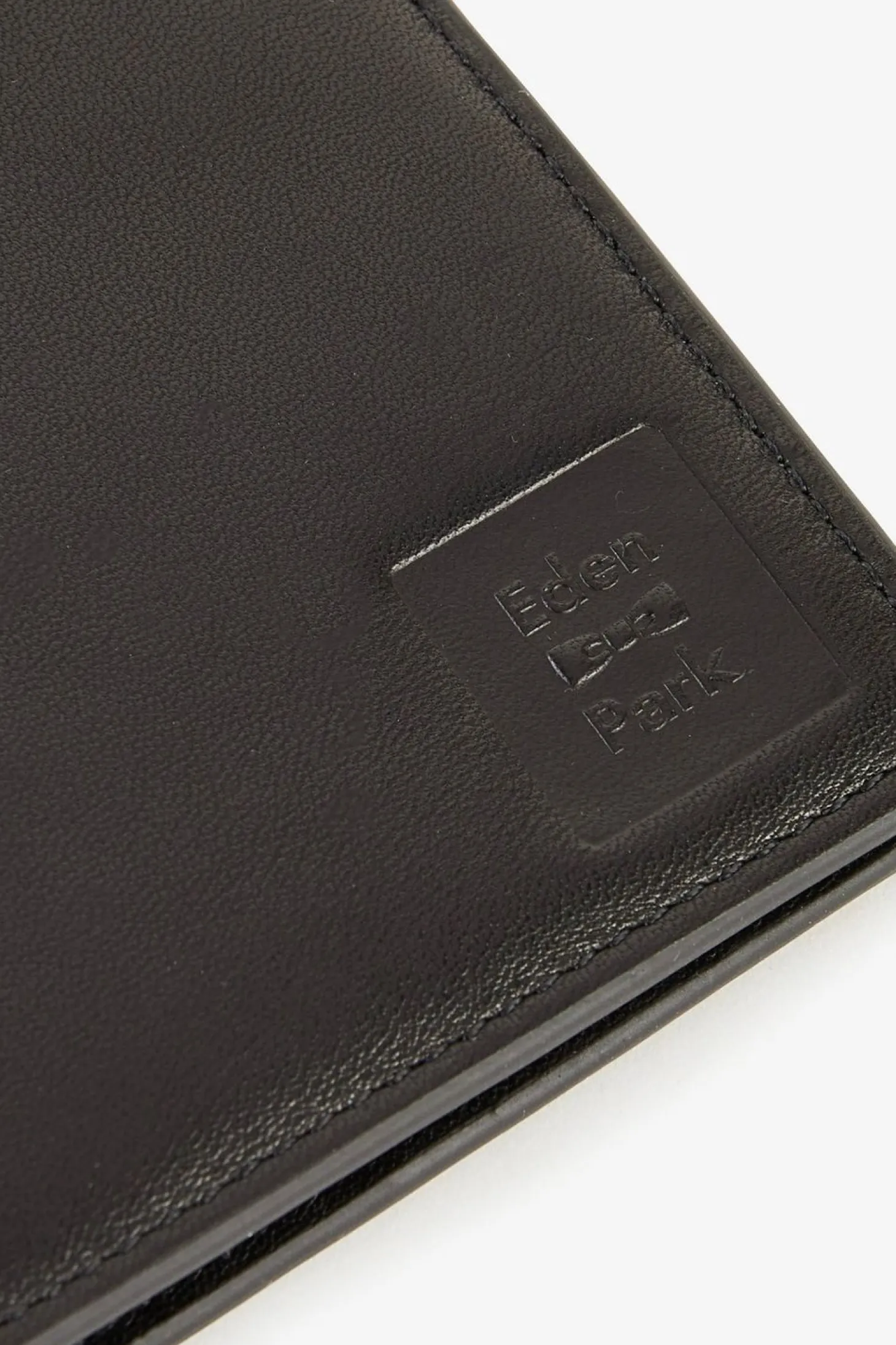 Portefeuille Forme Italien En Cuir Noir