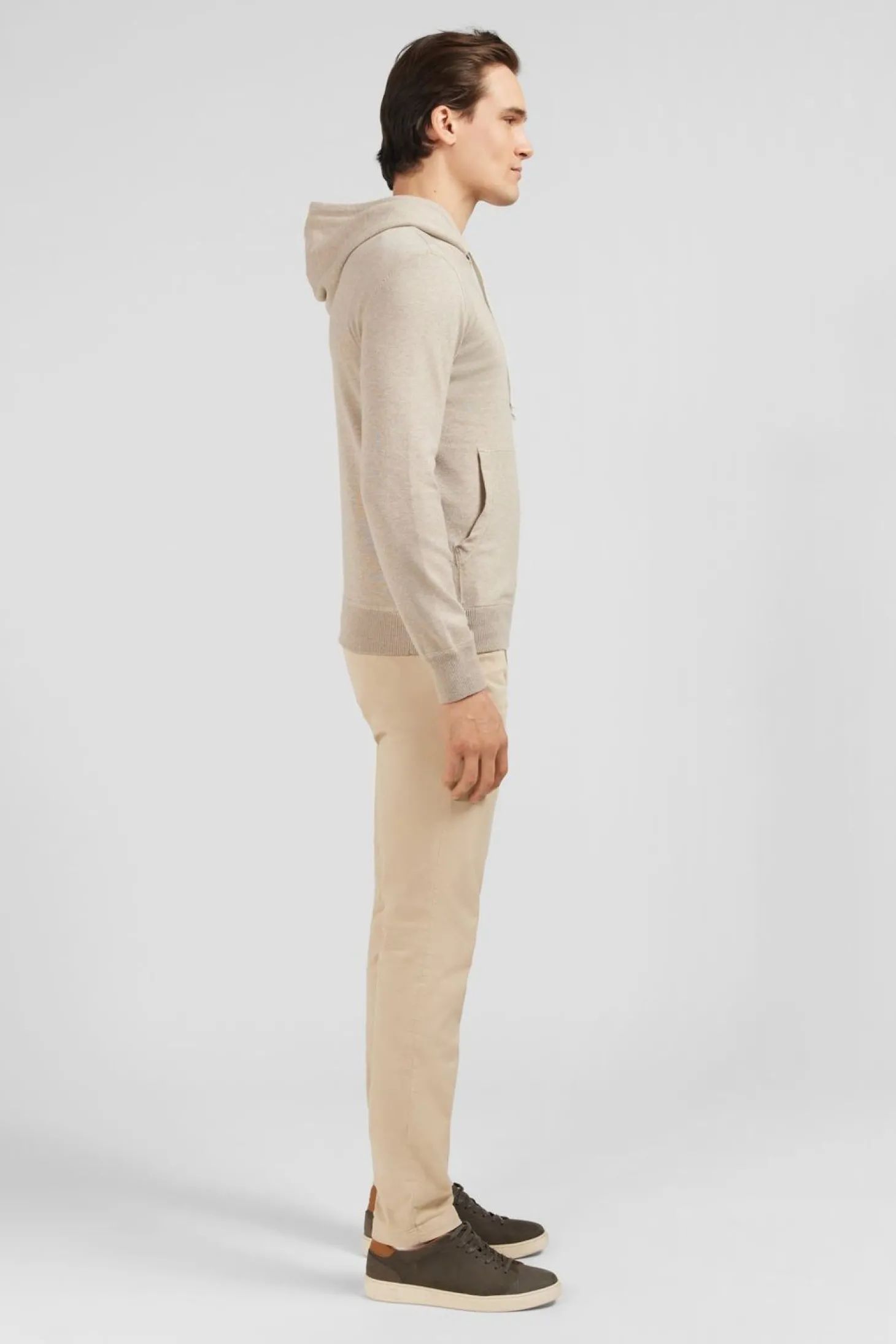 Pull A Capuche Beige