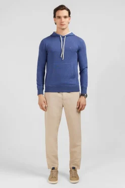 Pull A Capuche Bleu