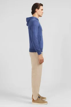 Pull A Capuche Bleu