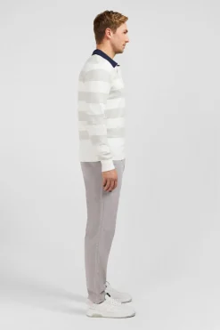 Pull Blanc A Rayures