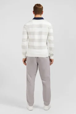 Pull Blanc A Rayures