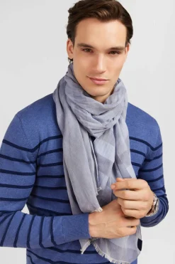 Pull Bleu A Rayures