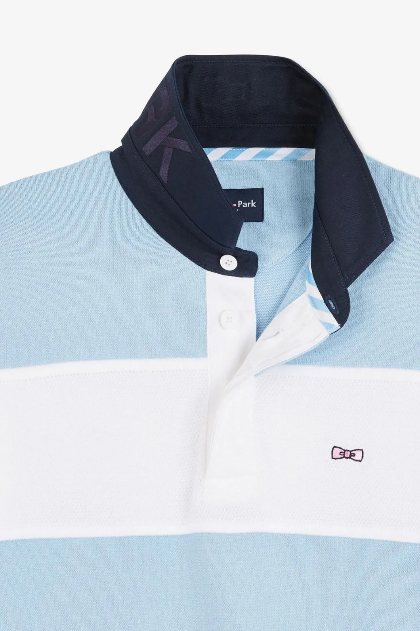Pull Bleu A Rayures Jeu De Maille