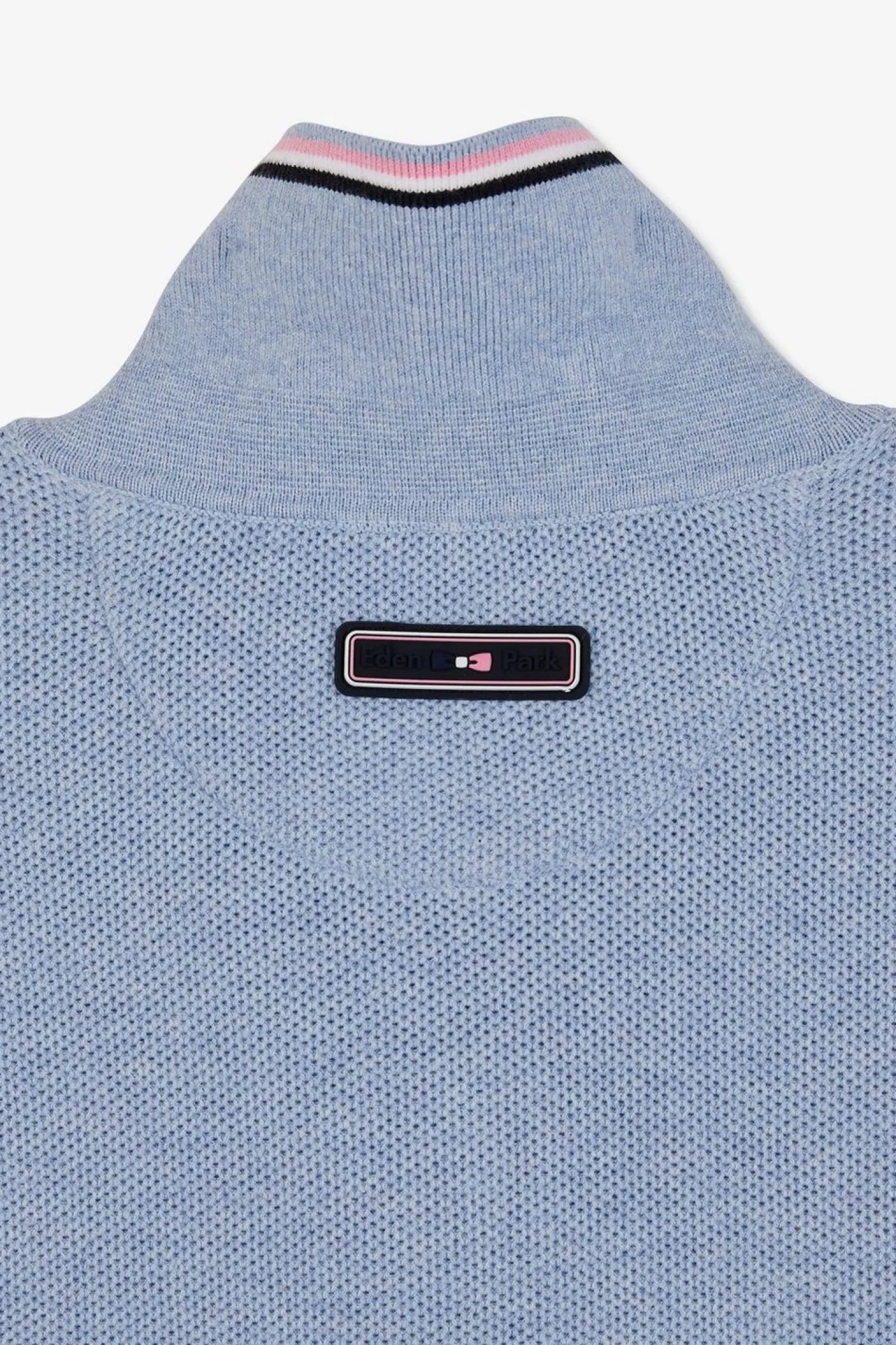 Pull Bleu Clair A Manches Courtes