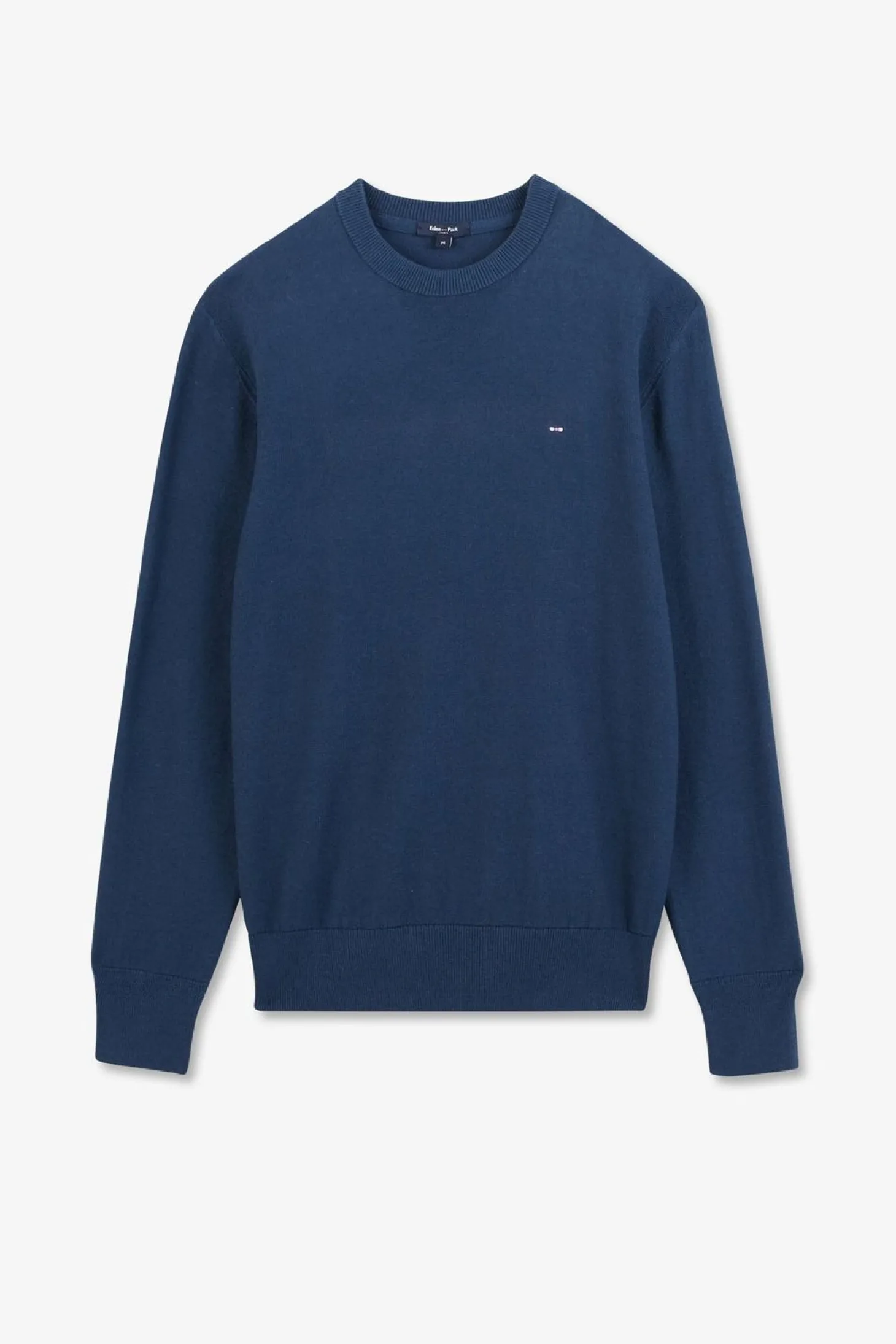 Pull Bleu En Lin Melange