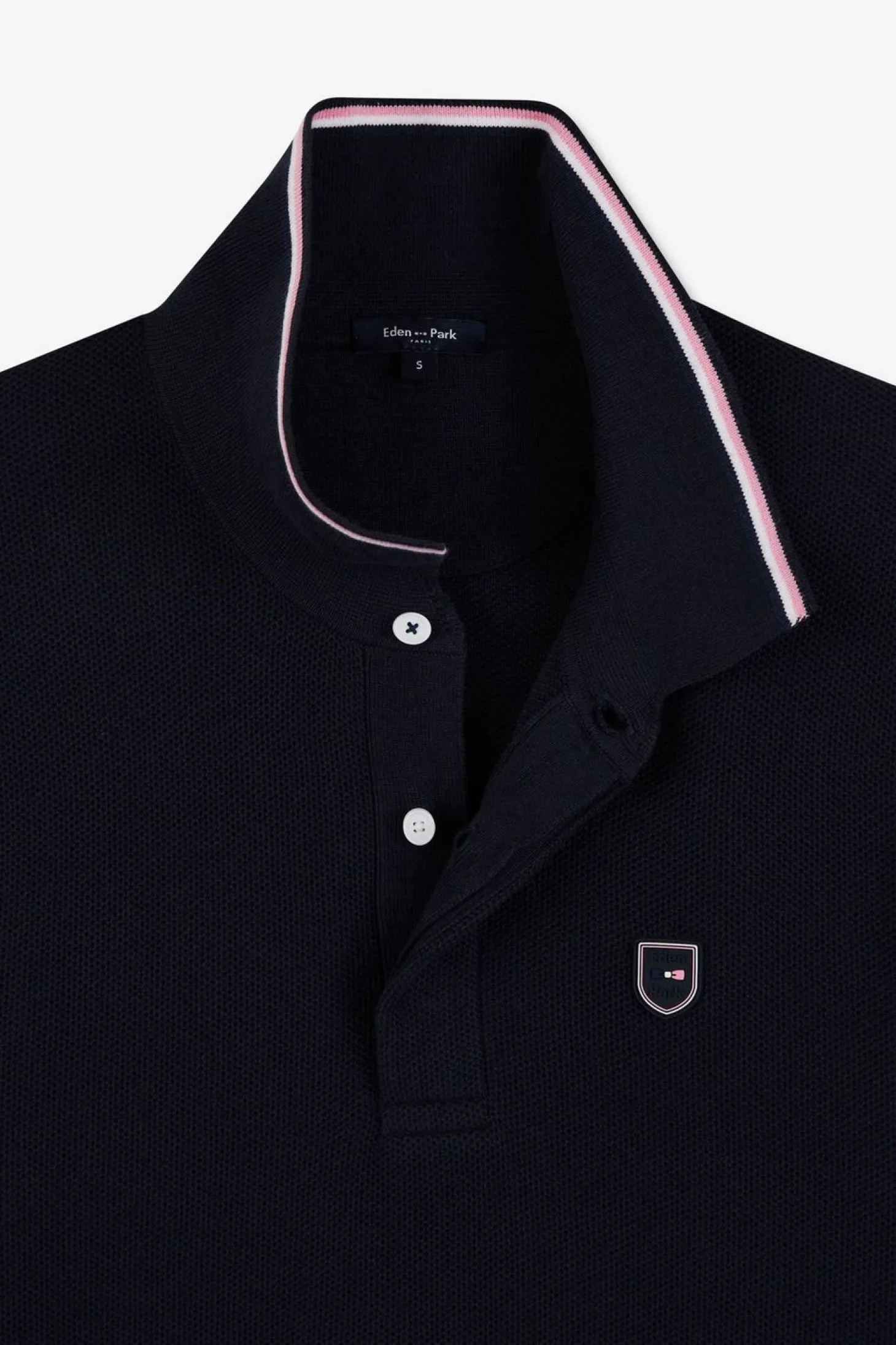 Pull Bleu Marine A Manches Courtes