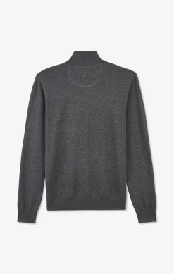 Pull Gris A Col Camionneur En Coton