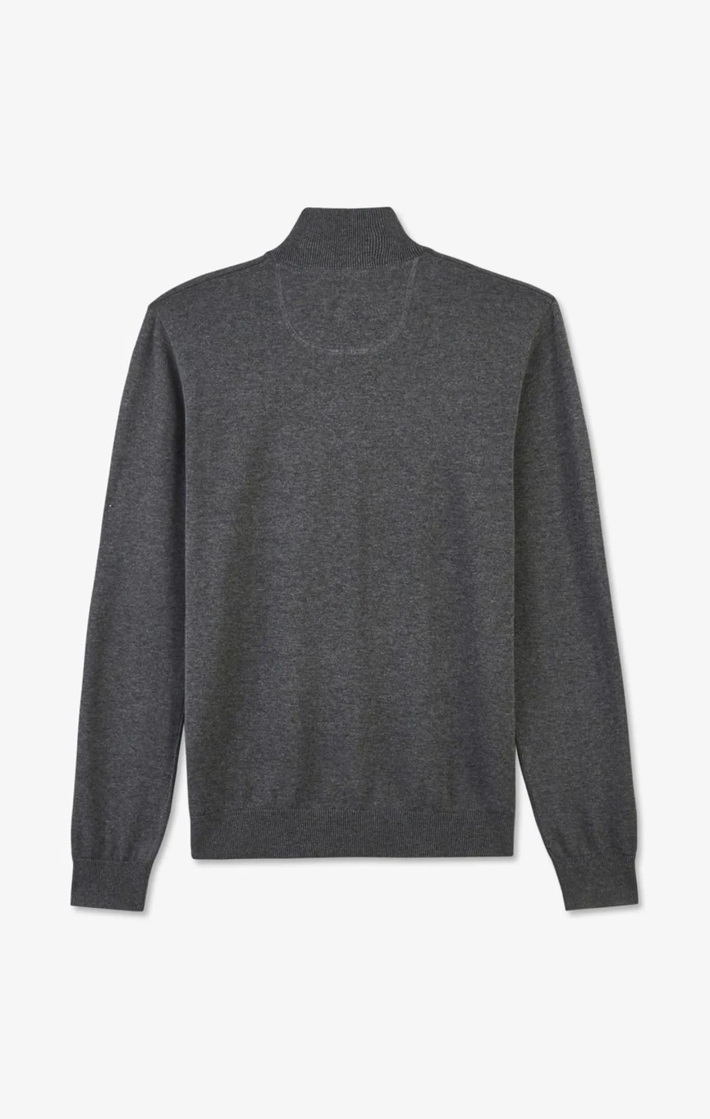 Pull Gris A Col Camionneur En Coton