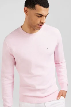 Pull Rose En Maille Fantaisie
