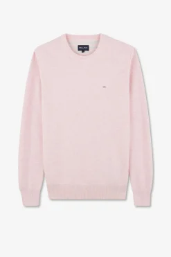 Pull Rose En Maille Fantaisie