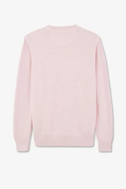 Pull Rose En Maille Fantaisie