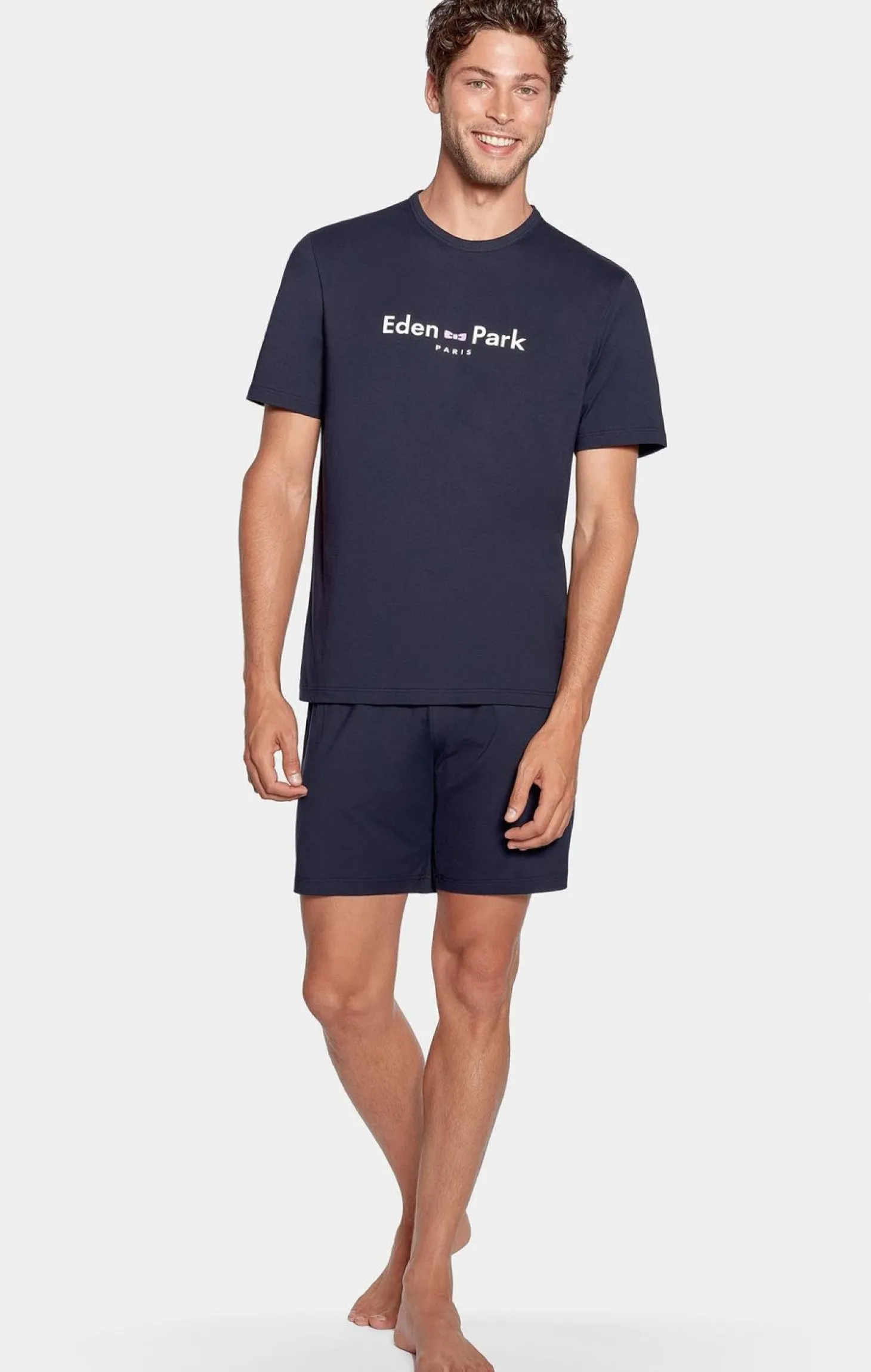 Pyjama Court Marine Logo Eden Park