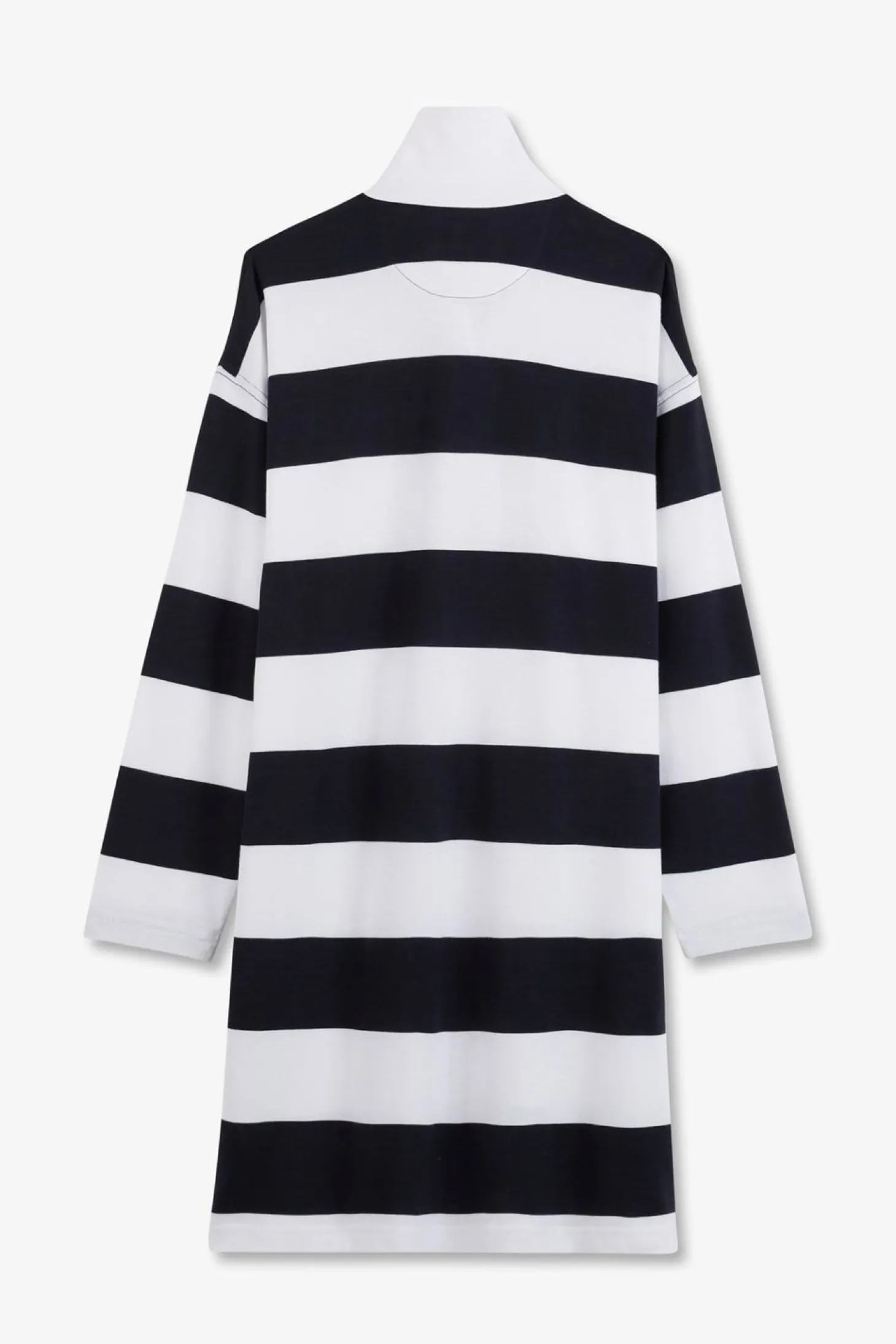 Robe A Larges Rayures Bicolores