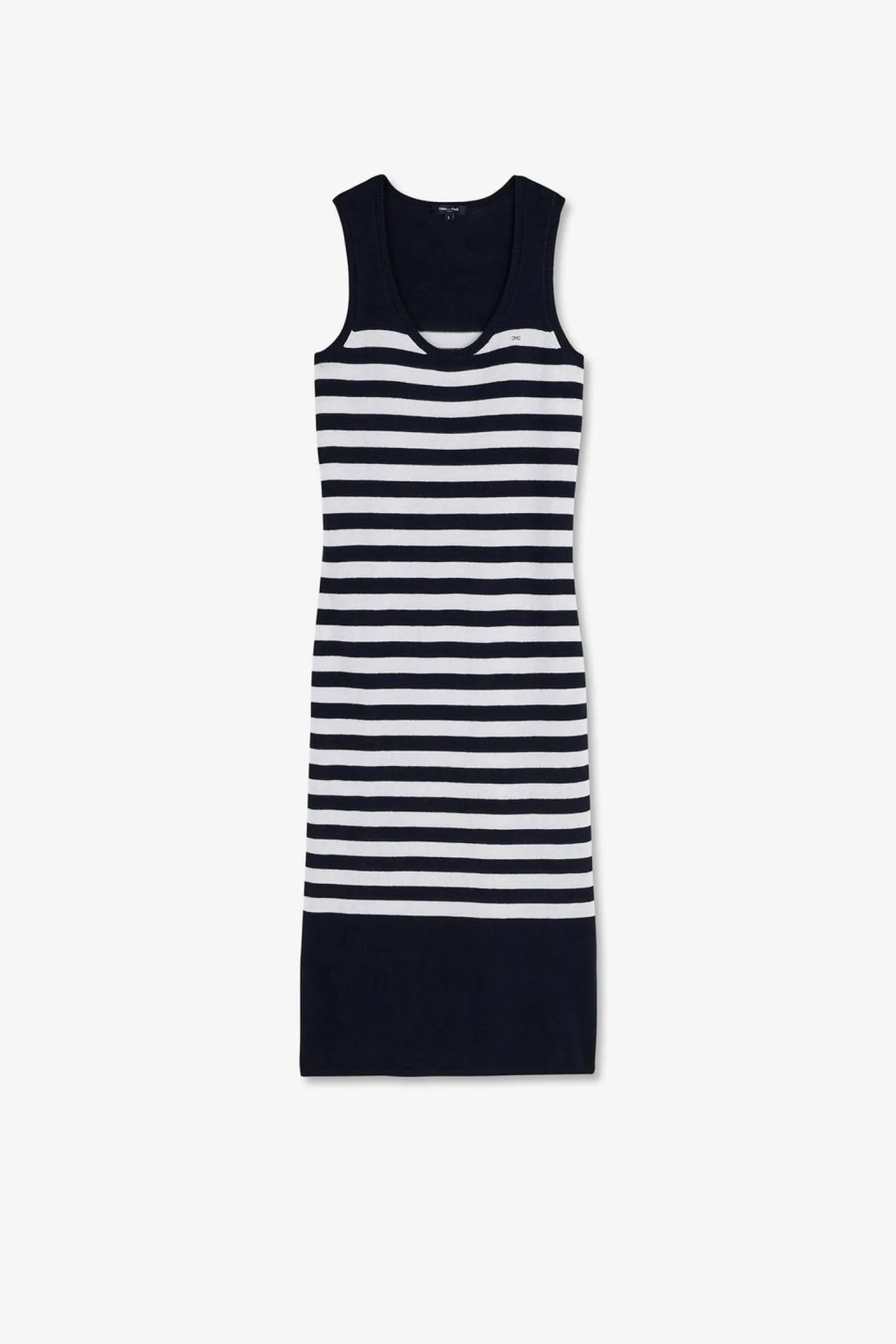 Robe Debardeur Mariniere Marine Et Blanche En Lin Et Coton