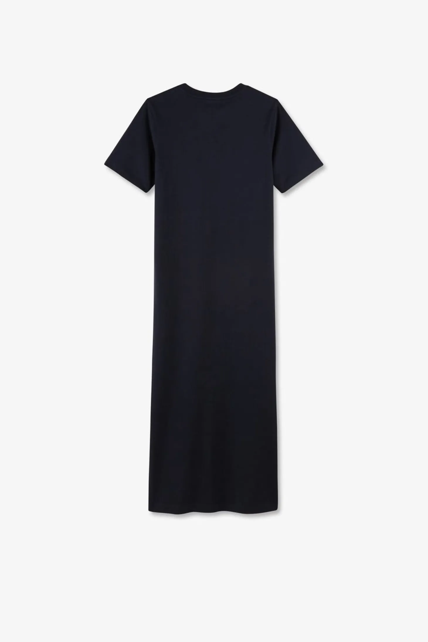 Robe T-Shirt Marine En Coton Pima