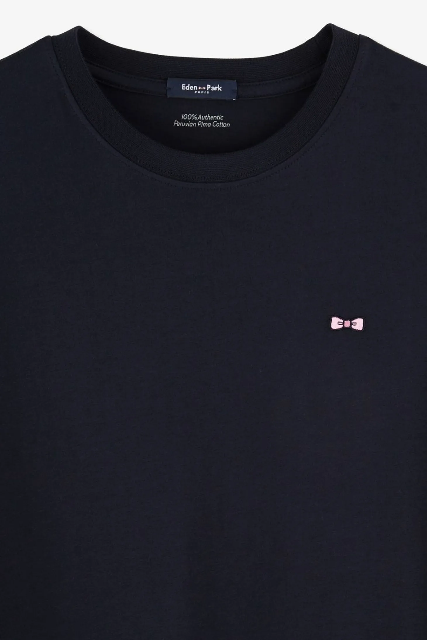 Robe T-Shirt Marine En Coton Pima