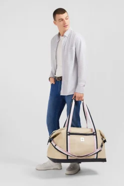 Sac De Voyage En Tissu Beige
