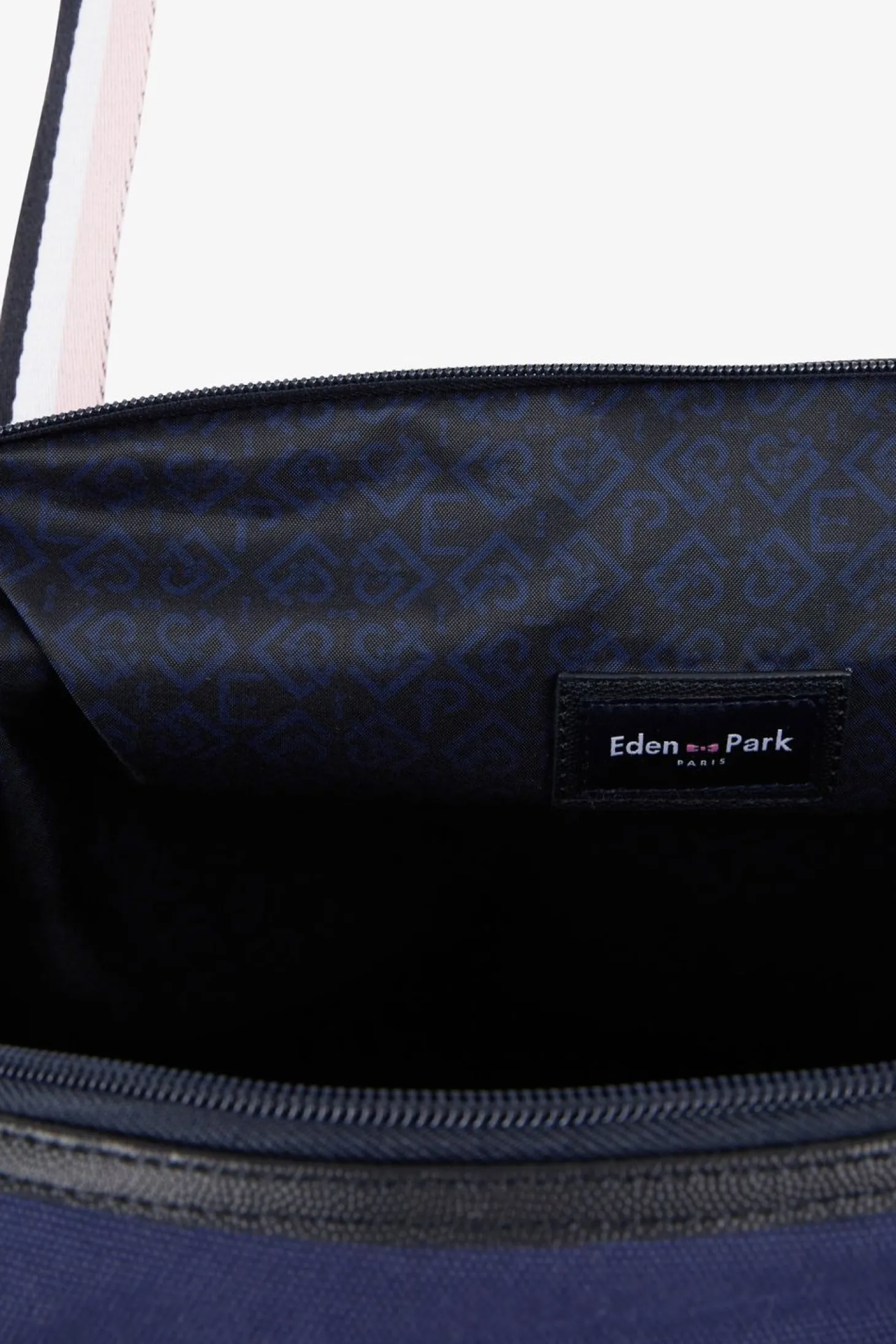 Sac De Voyage En Tissu Bleu Marine