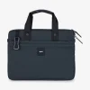 Sacoche Ordinateur Portable Bleu Marine En Gomme 16"