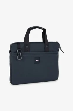 Sacoche Ordinateur Portable Bleu Marine En Gomme 16