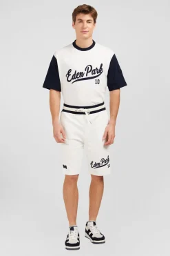 Short Blanc A Details Brodes