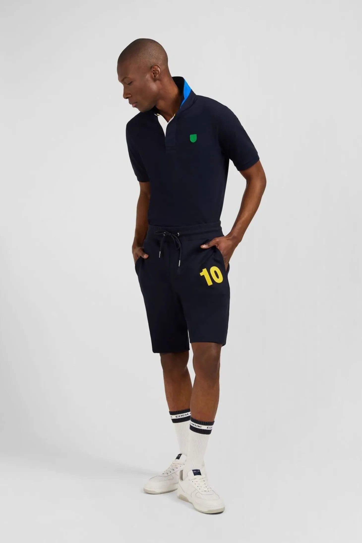 Short Bleu Marine A Details Colores