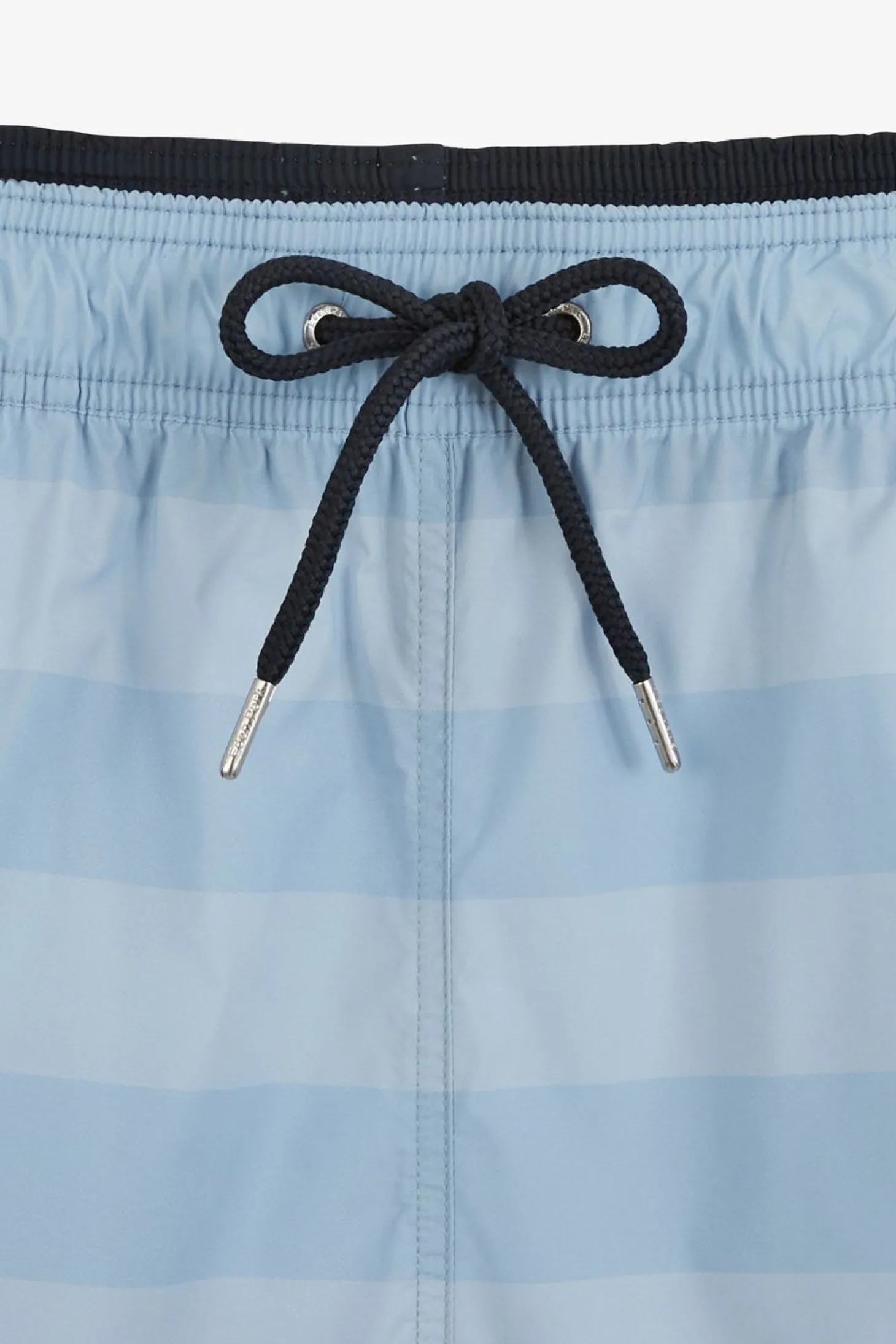 Short De Bain A Rayures Bleu Ciel
