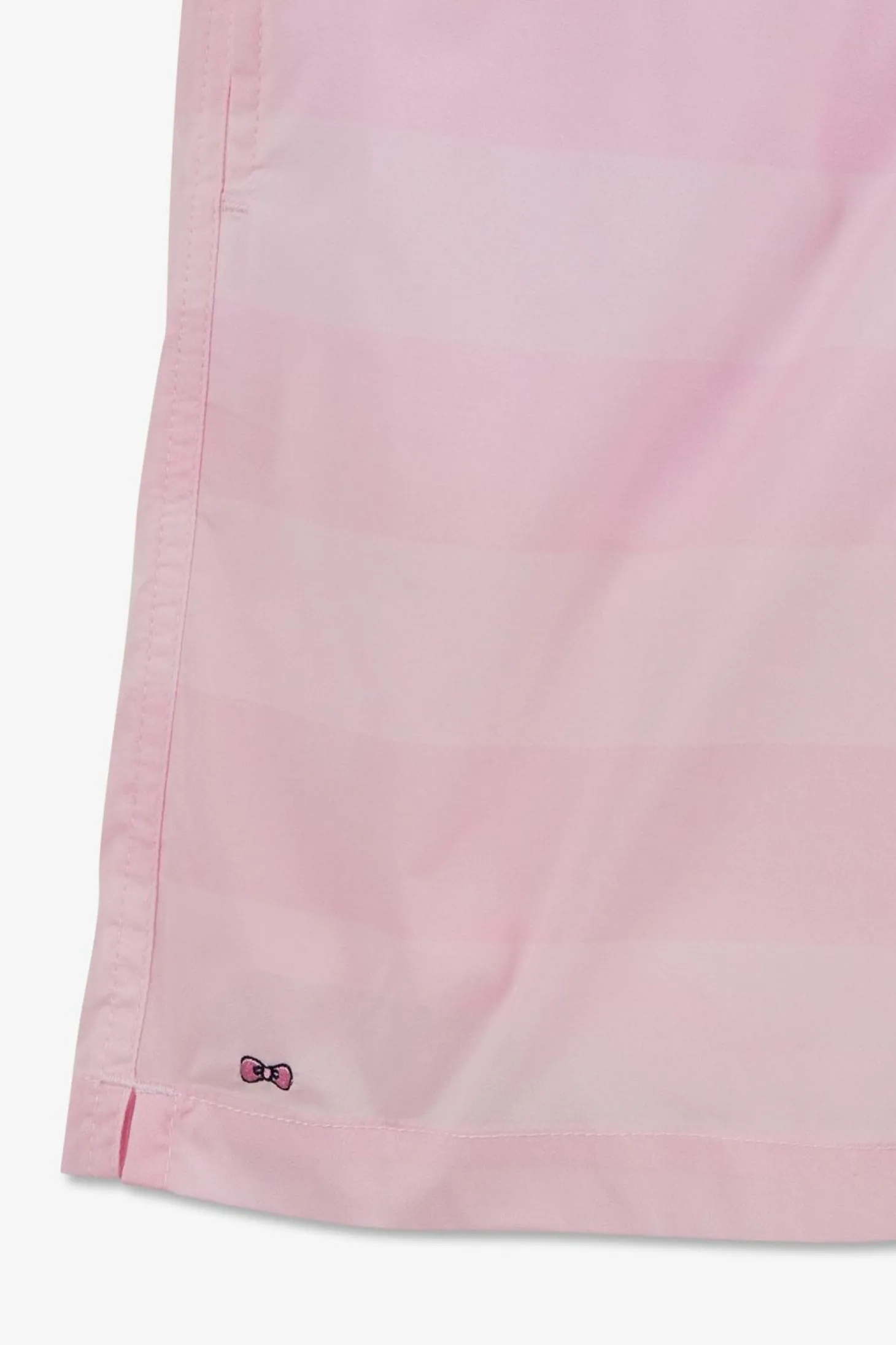 Short De Bain A Rayures Rose