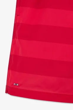 Short De Bain A Rayures Rouge