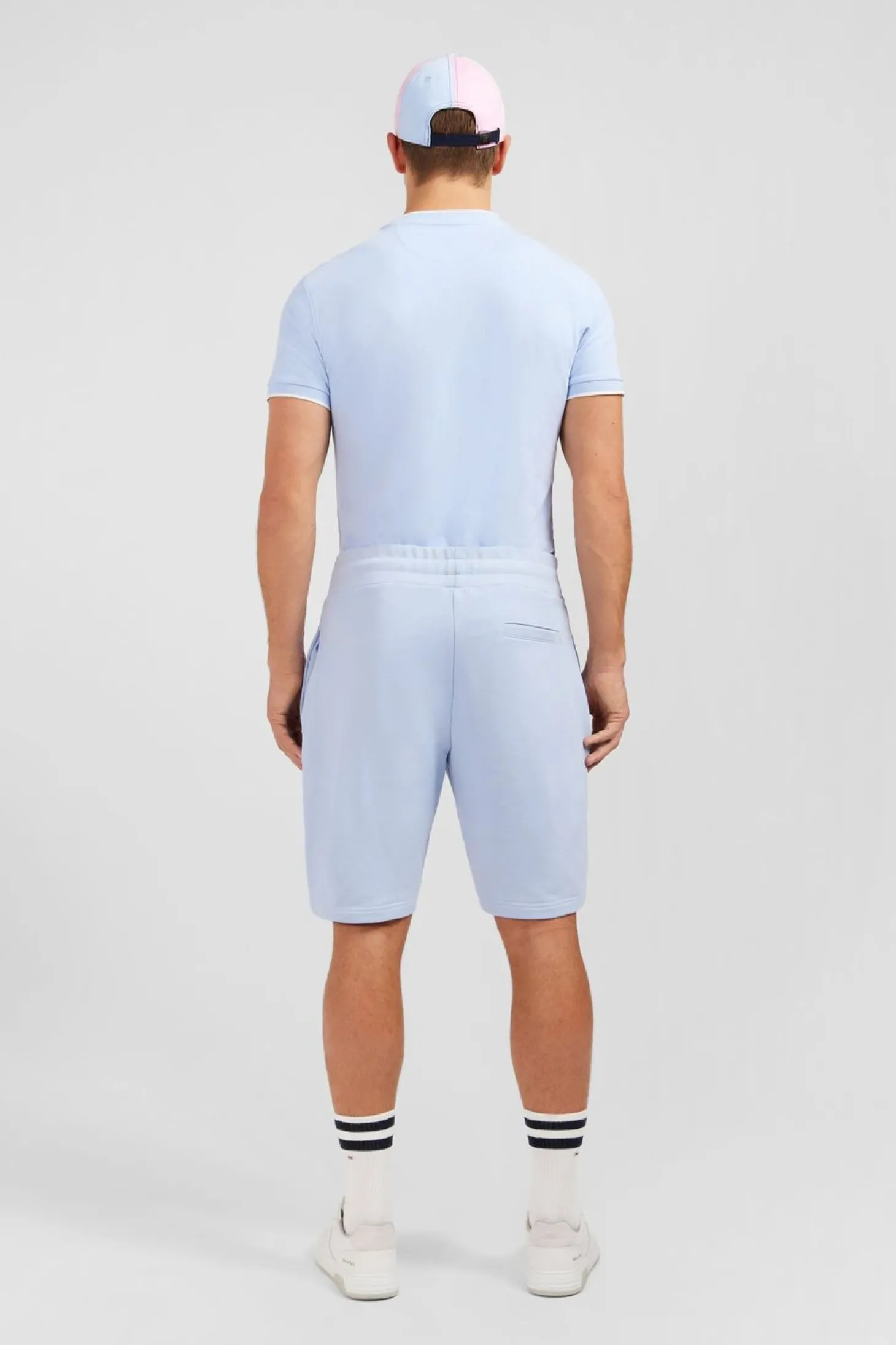 Short En Molleton Bleu Clair