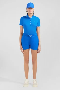 Short En Molleton Bleu Coupe Regular