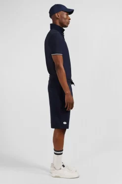 Short En Molleton Bleu Fonce