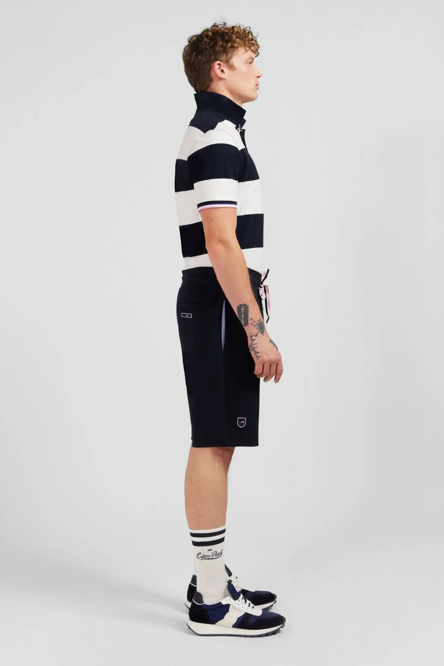 Short En Molleton Bleu Marine
